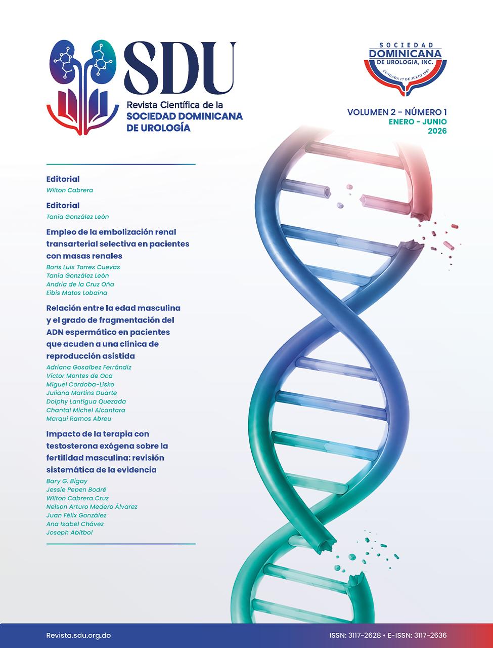                                                 Ver Vol. 2 Núm. 1 (2026): Revista Científica de la Sociedad Dominicana de Urología (SDU)
                                            